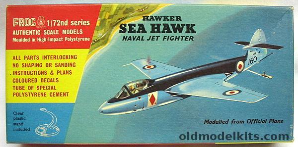 Frog 1/72 Hawker Sea Hawk Naval Fighter, 328P plastic model kit